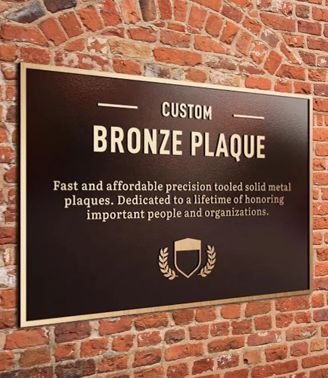 Quais são as vantagens do uso de material de latão para a placa de endereço esculpida de cobre de latão?